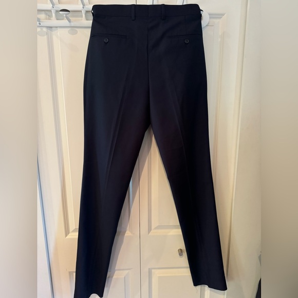 Renoir men’s suit pant size R32 slim fit, never worn, dark navy blue - Picture 3 of 7